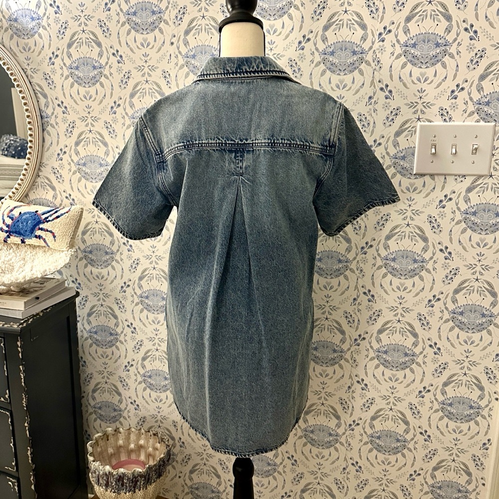 NWT | Rag & Bone - The Carter Denim Dress - Elle Wash - Picture 11 of 15